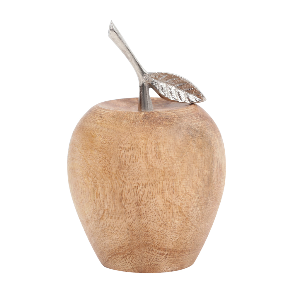 WOODEN APPLE DECO