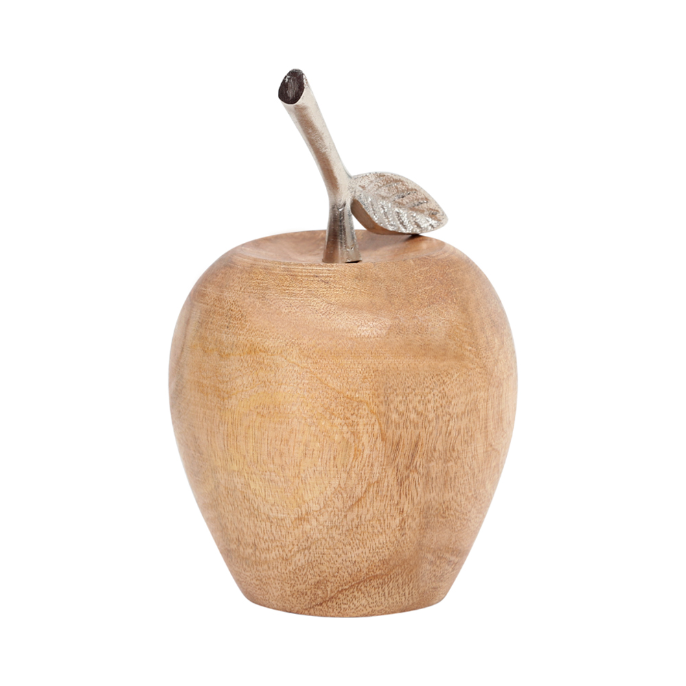 WOODEN APPLE DECO
