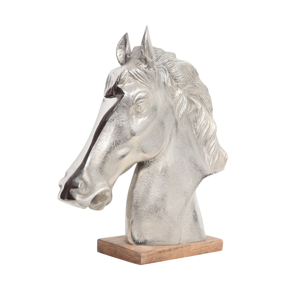 ALUMINUM HORSE DECO