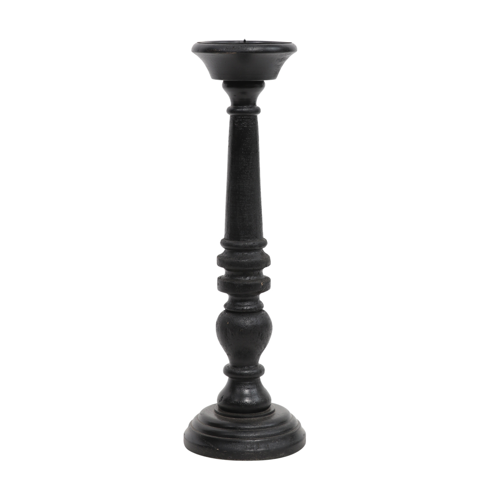 BLACK CANDLE HOLDER