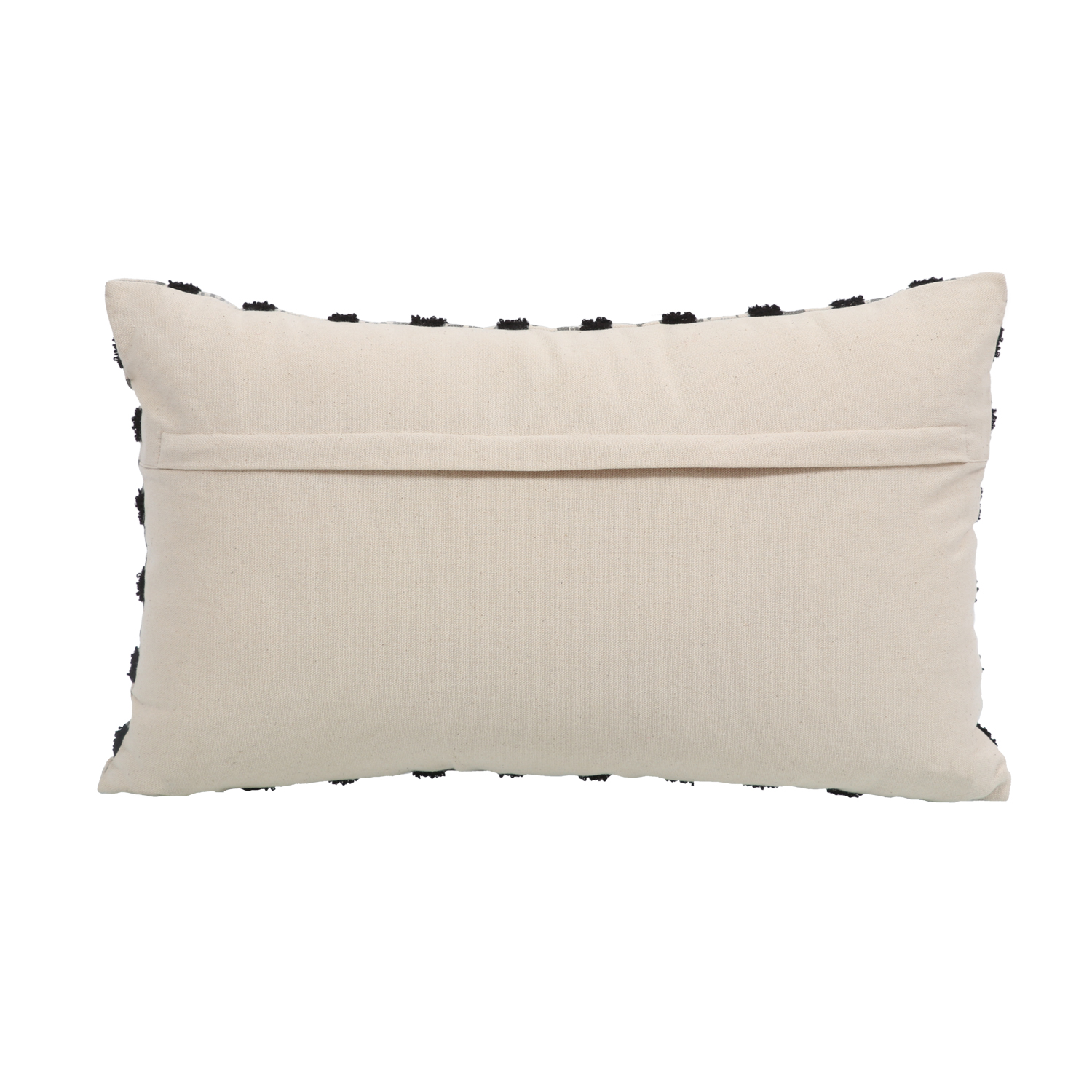 Textured Prints & Criss Cross Plaid Design Cushions Covers 12X20 Inch