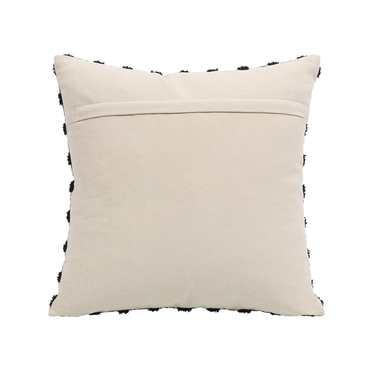 Textured Prints & Criss Cross Plaid Design Cushions Covers 16X16 Inch