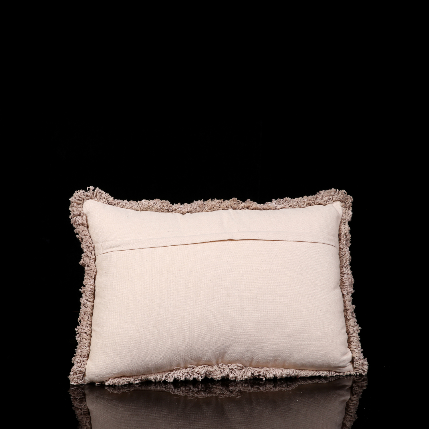 TEXTURED PRINTED PILLOW FRINGES